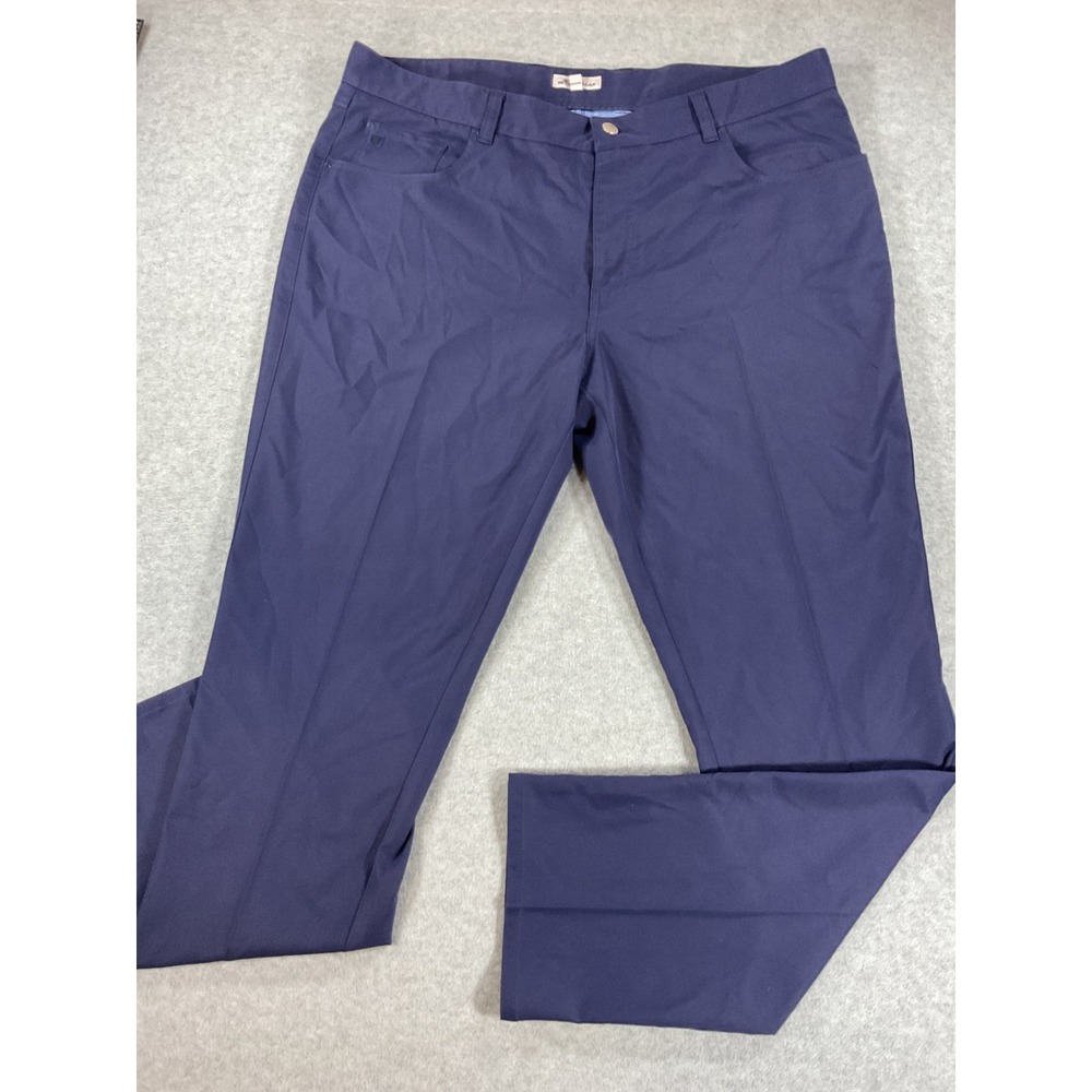Peter Millar Crown Sport Mens Navy Blue 5 Pocket Performance Pants 38x32 2815